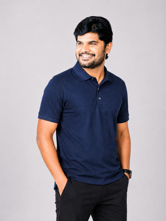 Premium Mercerized Cotton Polo T-Shirt for Men