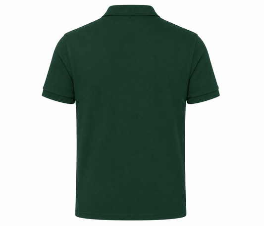 Bottle Green 280 GSM Cotton Polo T-Shirt - TEE CLUB