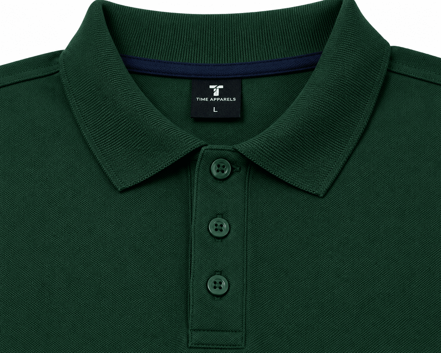 Bottle Green 280 GSM Cotton Polo T-Shirt - TEE CLUB