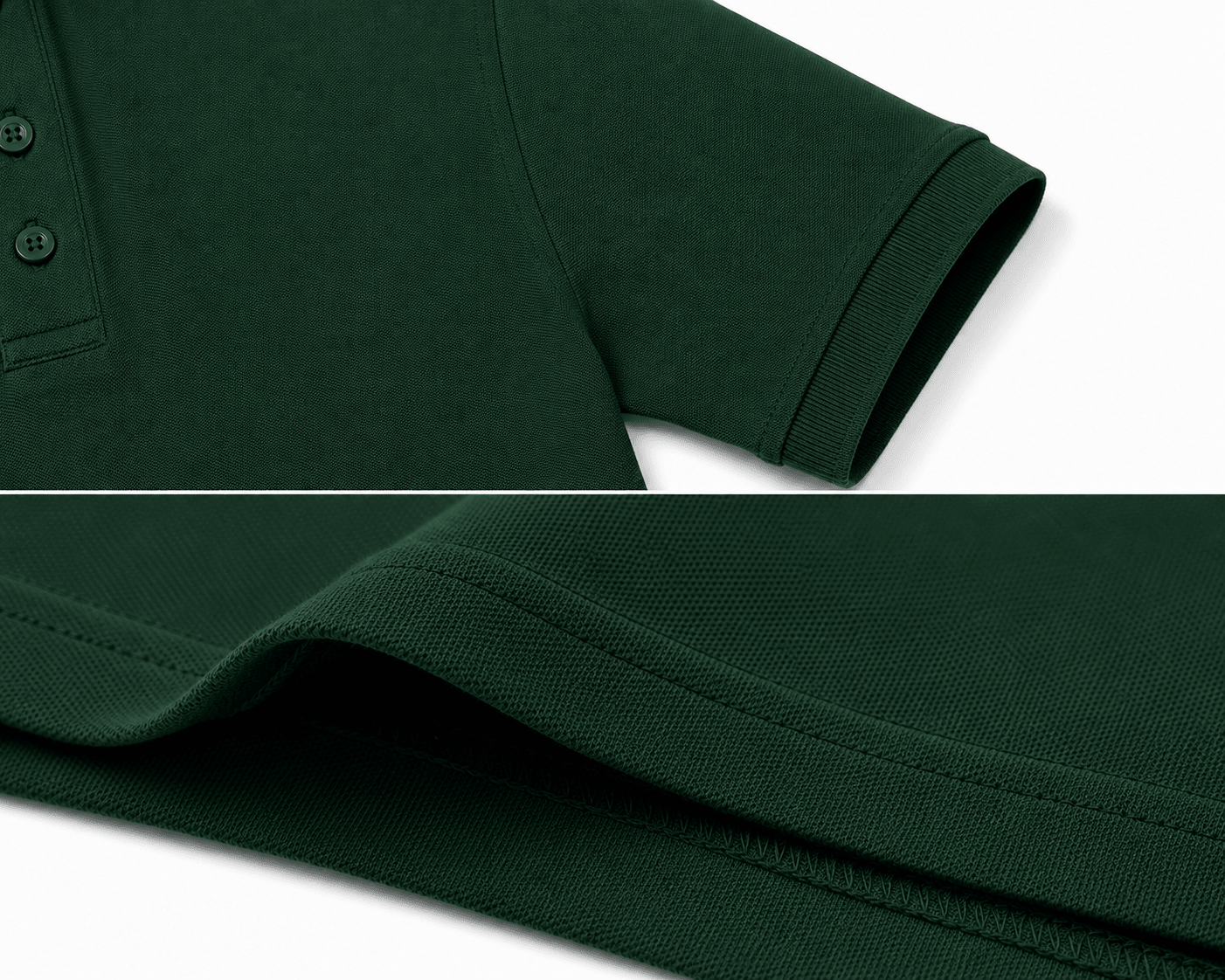 Bottle Green 280 GSM Cotton Polo T-Shirt - TEE CLUB